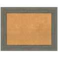 thumbnail image 1 of Amanti Art Natural Cork Board Wood Framed Fencepost Grey Bulletin Board 35 in. x 27 in., 1 of 7