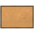 thumbnail image 1 of Amanti Art Natural Cork Board Wood Framed Lucie Light Bronze Bulletin Board 25 in. x 17 in., 1 of 7