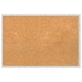 thumbnail image 1 of Amanti Art Natural Cork Board Wood Framed Paige White Silver Bulletin Board 25 in. x 17 in., 1 of 7
