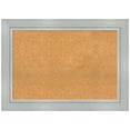 thumbnail image 1 of Amanti Art Natural Cork Board Wood Framed Romano Silver Bulletin Board 43 in. x 31 in., 1 of 8