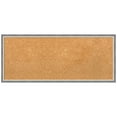 thumbnail image 1 of Amanti Art Natural Cork Board Wood Framed Theo Grey Narrow Bulletin Board 31 in. x 13 in., 1 of 7