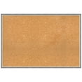 thumbnail image 1 of Amanti Art Natural Cork Board Wood Framed Theo Grey Narrow Bulletin Board 37 in. x 25 in., 1 of 8