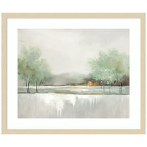 Amanti Art Natures Brushwork Wood Framed Wall Art Print