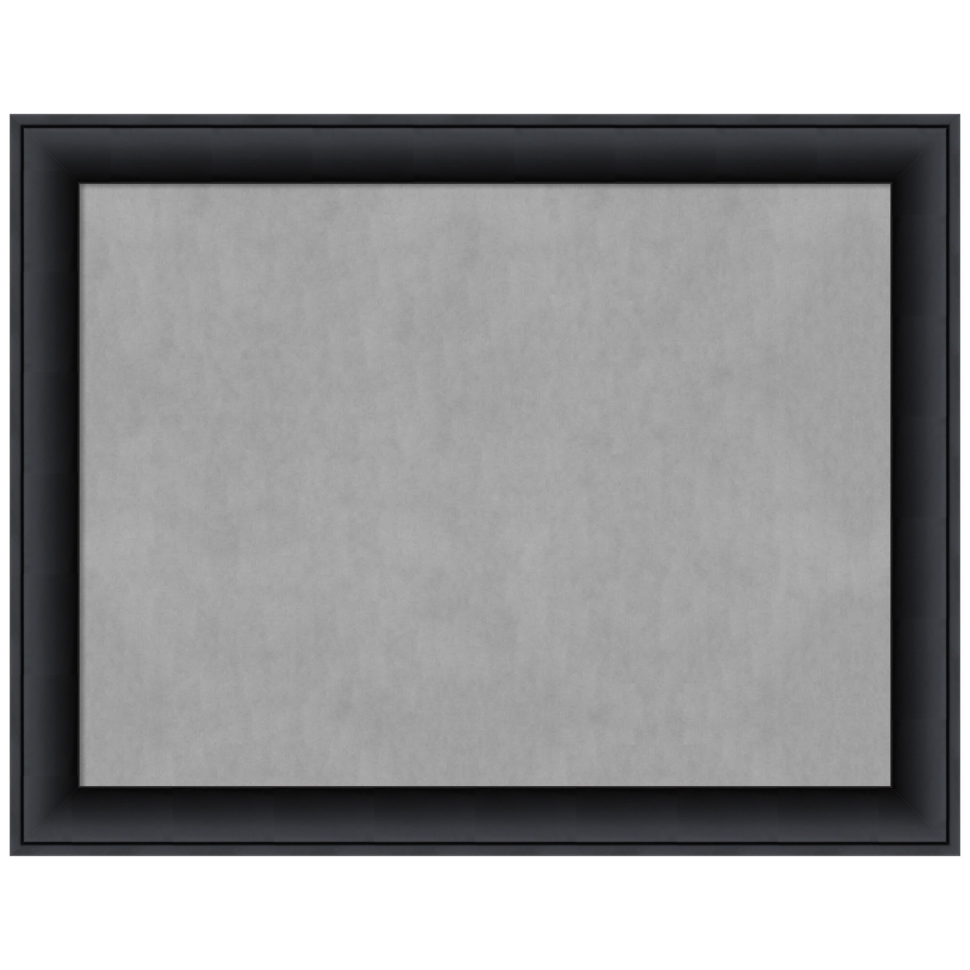 Grey and Black Wood Framed Magnetic Memo Board 24x18