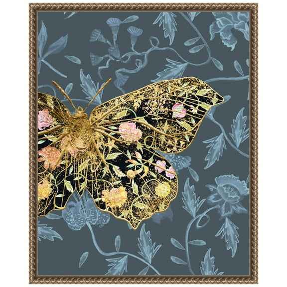 Amanti Art Nesting Butterfly I Framed Canvas Wall Art Print