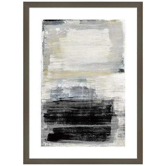 Amanti Art Neutral Study Wood Framed Wall Art Print