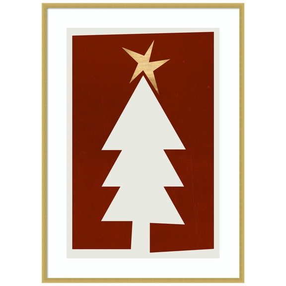 Amanti Art Oh Silent Night Wood Framed Wall Art Print
