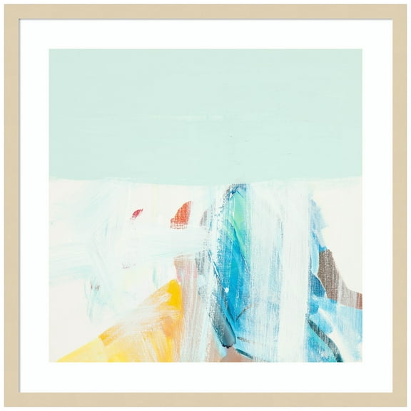 Amanti Art Open Landscape Wood Framed Wall Art Print