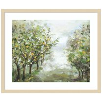 Amanti Art Orange Orchard Wood Framed Wall Art Print