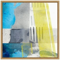 Amanti Art Origin Yellow I Framed Canvas Wall Art Print