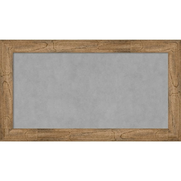 Amanti Art Owl Brown Narrow Framed Magnetic Board 28 x 16 in.