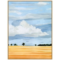 Amanti Art Pale Cloudscape I Framed Canvas Wall Art Print