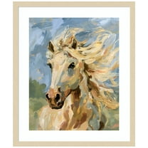 Amanti Art Palomino in the Wind II Wood Framed Wall Art Print