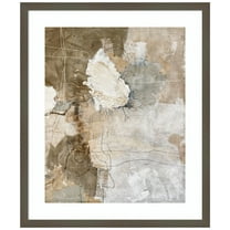 Amanti Art Parchment II Wood Framed Wall Art Print