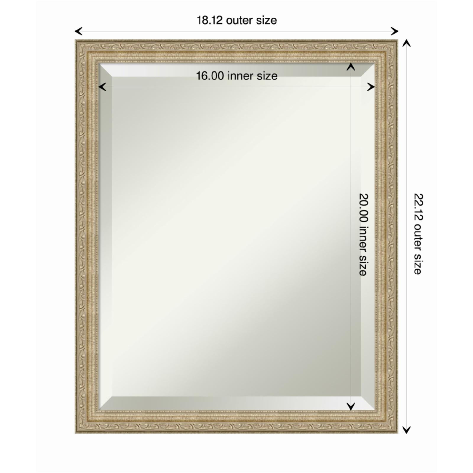 Paris Champagne Bronze Brushed Framed Wall Mirror