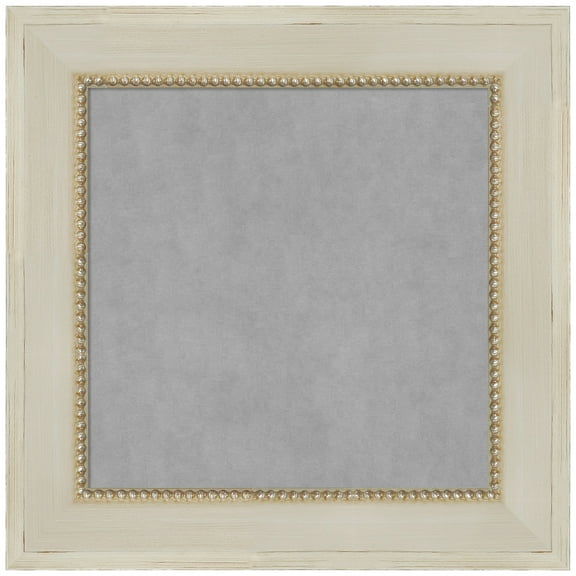 Amanti Art Parthenon Cream Framed Magnetic Board 16 x 16 in.