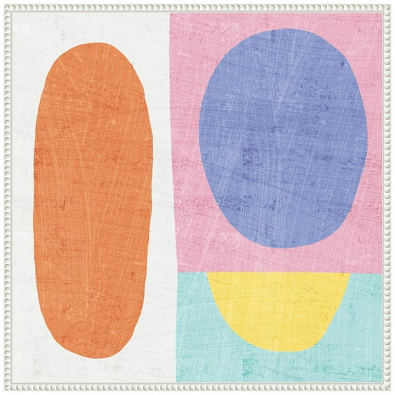 Amanti Art Pastel I Framed Canvas Wall Art Print