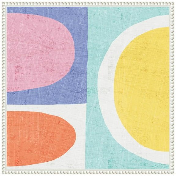 Amanti Art Pastel II Framed Canvas Wall Art Print