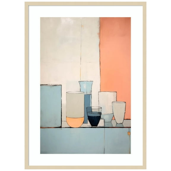 Amanti Art Pastel Still Life Wood Framed Wall Art Print
