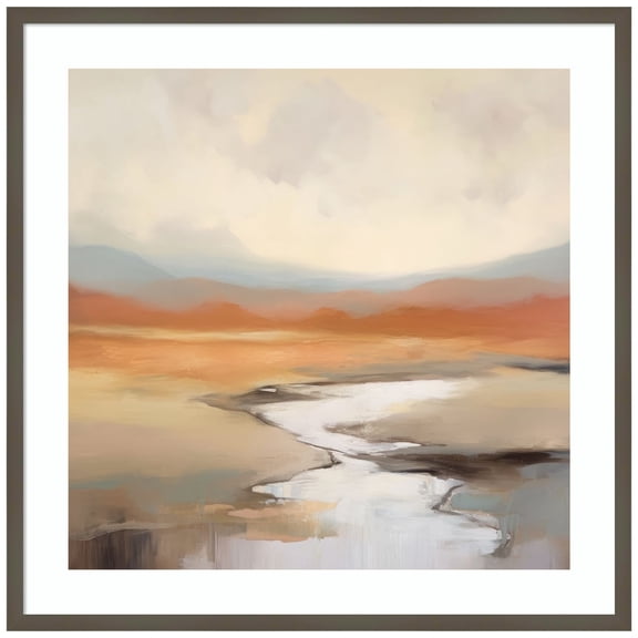 Amanti Art Peaceful Scenic Haven II Wood Framed Wall Art Print