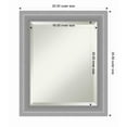 thumbnail image 1 of Amanti Art Peak Polished Nickel Framed Wall Mirror - 20.50 x 24.50 in, 1 of 5