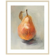 Amanti Art Pear Still Life II Wood Framed Wall Art Print