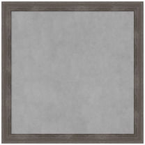 Amanti Art Pinstripe Lead Grey Framed Magnetic Board 23 x 23 in.