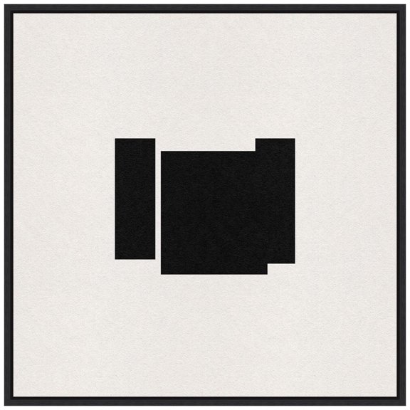 Amanti Art Polymath Blocks I Framed Canvas Wall Art Print