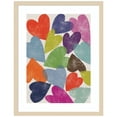 thumbnail image 1 of Amanti Art Printed Hearts Wood Framed Wall Art Print, 1 of 7
