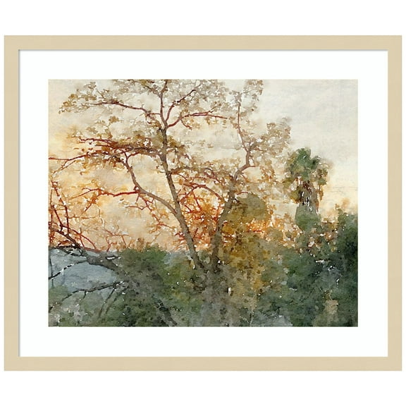 Amanti Art Quiet place II Wood Framed Wall Art Print