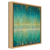 Amanti Art Rain Abstract I Framed Canvas Wall Art