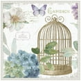 thumbnail image 1 of Amanti Art Rainbow Seeds Floral Birdcage III v2 Framed Canvas Wall Art Print, 1 of 6