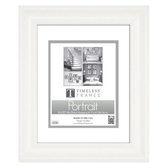 Amanti Art Rectangular Wood Picture Frame, 23" x 27" With Mat, Domus Dark Silver