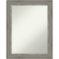 thumbnail image 1 of Amanti Art Regis Barnwood Grey Wood Framed Non-Beveled Bathroom Vanity Wall Mirror - 22.5 x 28.5 in, 1 of 8