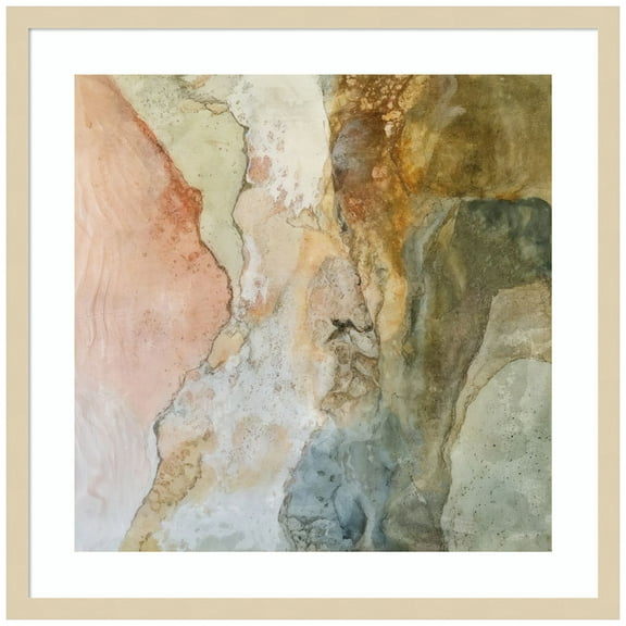 Amanti Art Ripples II Wood Framed Wall Art Print