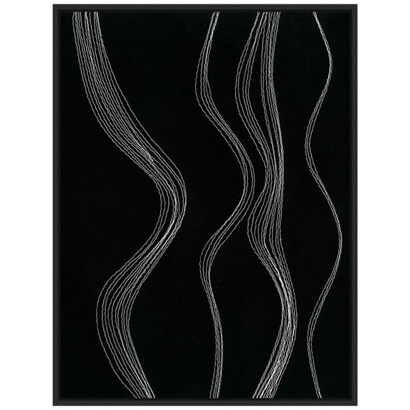 Amanti Art Rippling Stitches II Framed Canvas Wall Art Print