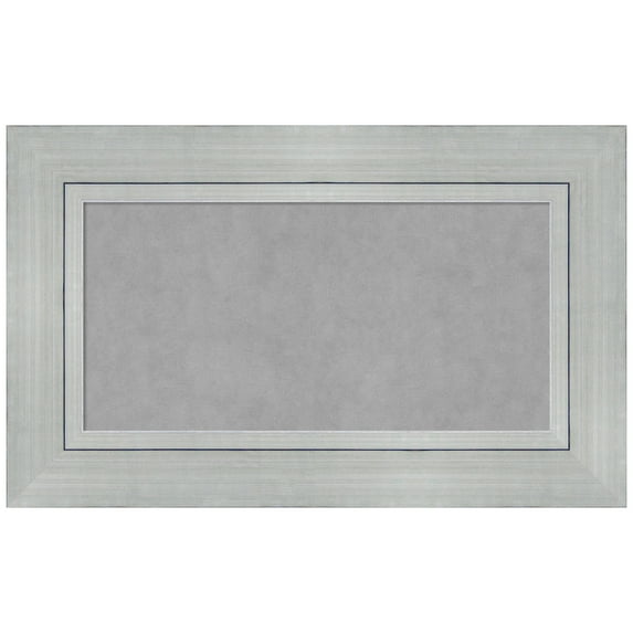 Amanti Art Romano Silver Framed Magnetic Board 31 x 19 in.