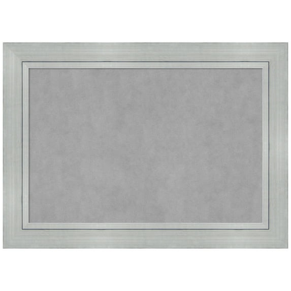 Amanti Art Romano Silver Framed Magnetic Board 43 x 31 in.