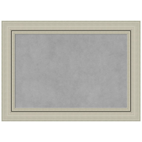 Amanti Art Romano Silver Narrow Framed Magnetic Board 22 x 16 in.
