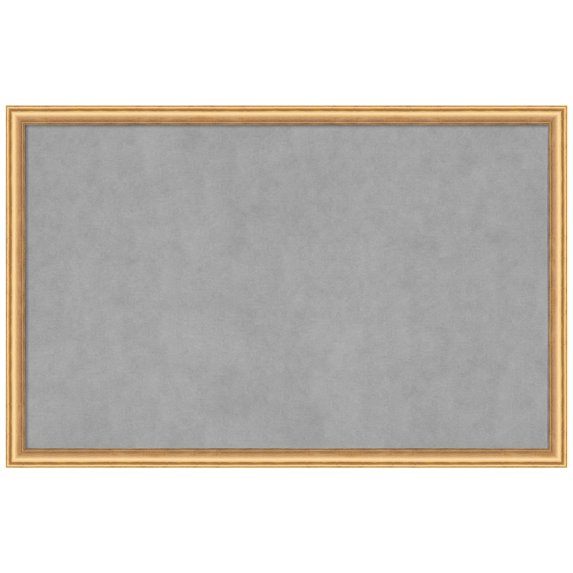 Amanti Art Salon Scoop Gold Framed Magnetic Board 34 x 22 in.