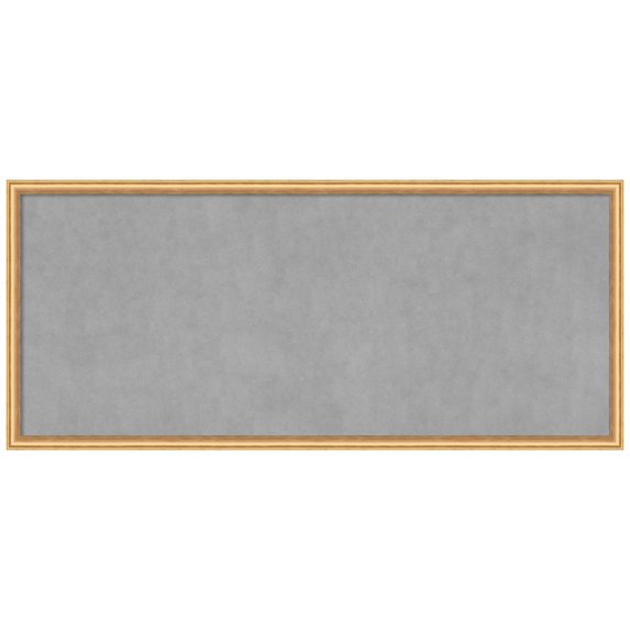 Amanti Art Salon Scoop Gold Framed Magnetic Board 50 x 22 in.