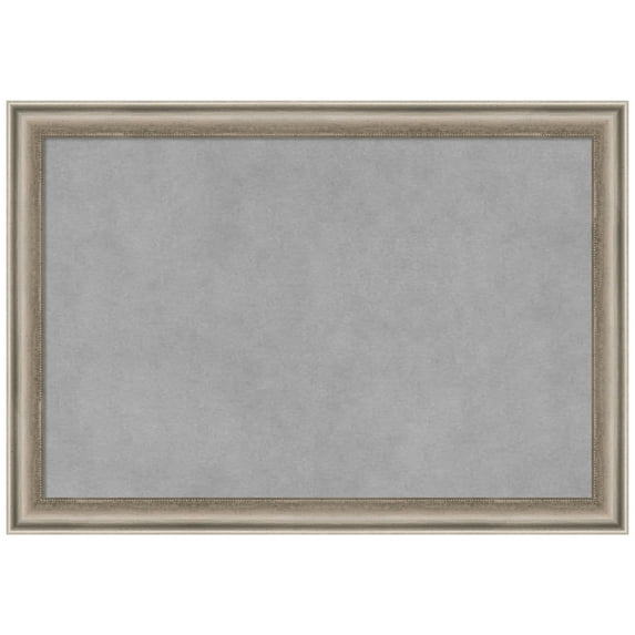Amanti Art Salon Scoop Pewter Framed Magnetic Board 20 x 14 in.
