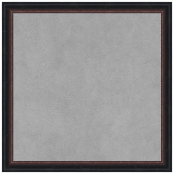 Amanti Art Salon Scoop Red Black Framed Magnetic Board 18 x 18 in.