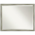 thumbnail image 1 of Amanti Art Salon Scoop Silver Beveled Wood Bathroom Wall Mirror, 1 of 10