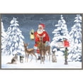 thumbnail image 1 of Amanti Art Santas List I Framed Canvas Wall Art Print, 1 of 8