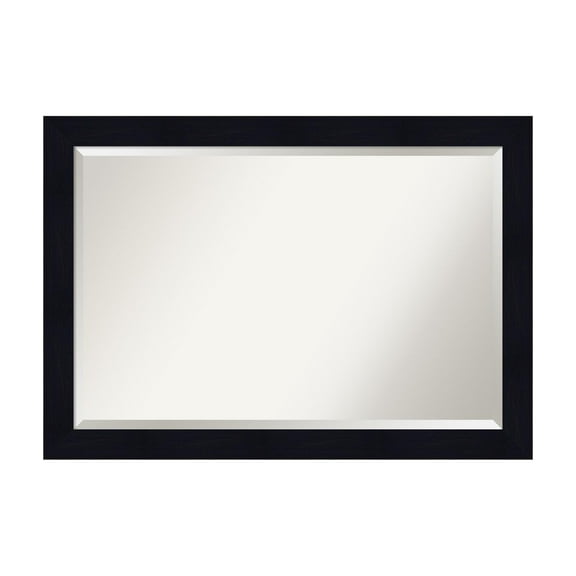 Amanti Art Shiplap Decorative Wall Mirror