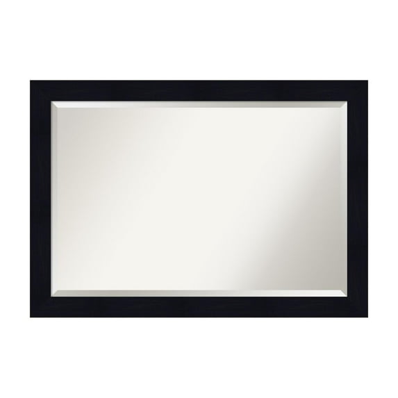 Amanti Art Shiplap Decorative Wall Mirror
