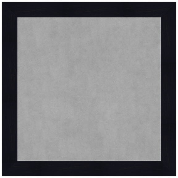 Amanti Art Shiplap Navy Framed Magnetic Board 28 x 28 in.