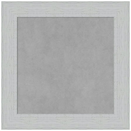 Amanti Art Shiplap White Framed Magnetic Board 20 x 20 in.
