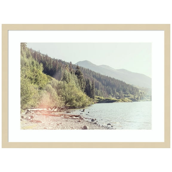 Amanti Art Shoreside Serenity Wood Framed Wall Art Print